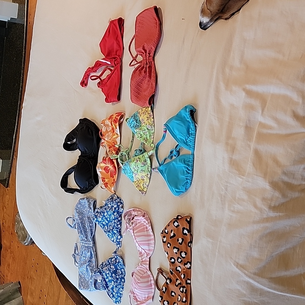 Lot of assorted bikini tops